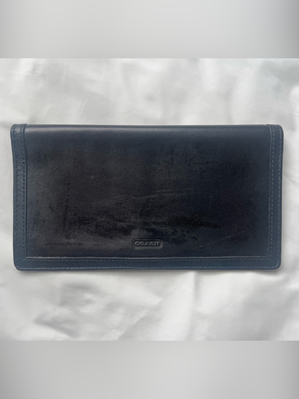 Coach checkbook cover with pen holder